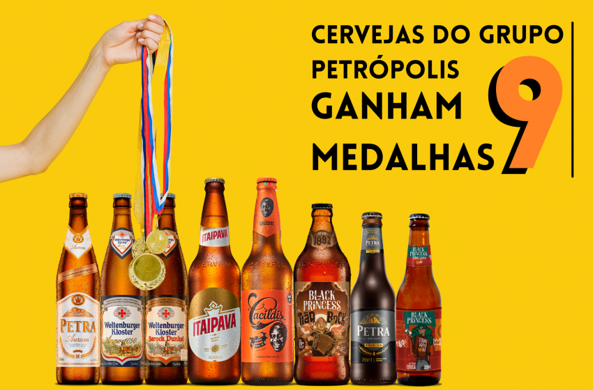  Cervejas do Grupo Petrópolis Ganham 9 Medalhas na Última Edição da Brasil Beer Cup